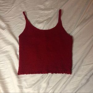 Red Hollister Tank